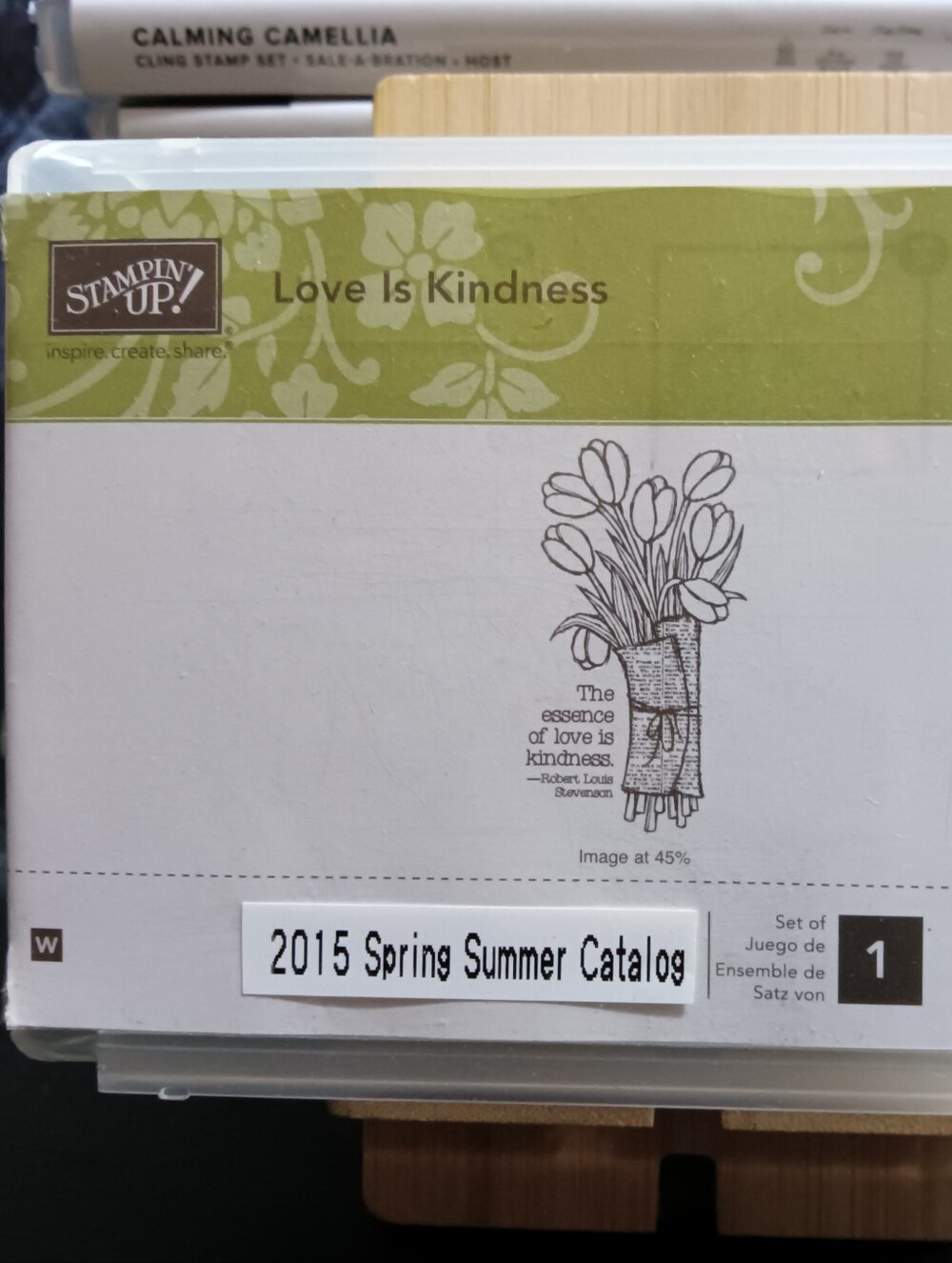 Stampin' Up! "Love Is Kindness" Cling Stamp Set